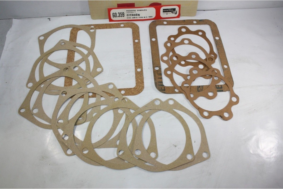 POCHETTE DE JOINTS DE BOITE DE VITESSE CURTY 60359...CITROEN 3CV AM...