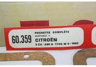 POCHETTE DE JOINTS DE BOITE DE VITESSE CURTY 60359...CITROEN 3CV AM...