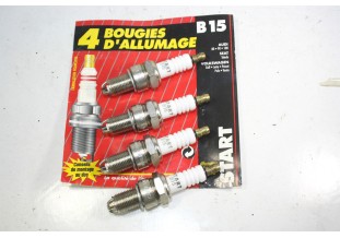 JEU DE 4 BOUGIES START B15...AUDI 80 90 100 SEAT TOLEDO VW GOLF II ...