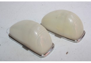 PAIRE DE CABOCHONS DE PLAFONNIER...CITROEN DS - Tracauto1950