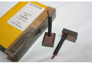 CHARBONS JSX 23-24-28 POUR DEMARREUR FIAT...POUR FIAT 124 127 AUTOB...