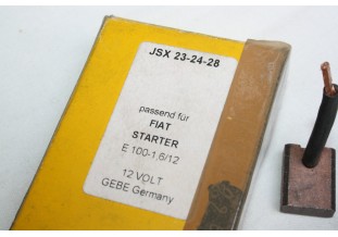 CHARBONS JSX 23-24-28 POUR DEMARREUR FIAT...POUR FIAT 124 127 AUTOB...