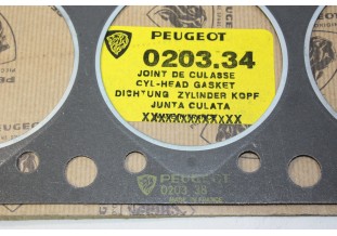 JOINT DE CULASSE PEUGEOT 0203-34...PEUGEOT 204 304 DIESEL - Tracaut...