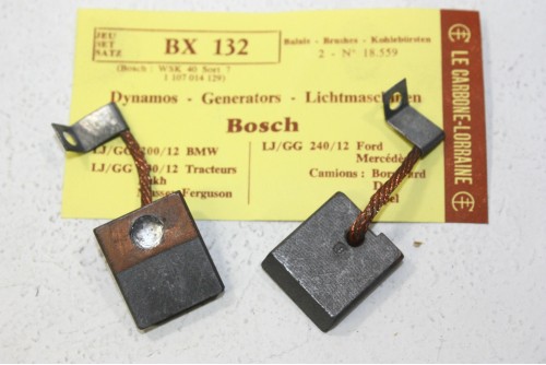 CHARBONS BX 132 POUR DYNAMO BOSCH...POUR BMW FORD MERCEDES DAF OPEL...