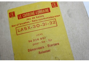 CHARBONS LASX 30-31-32 POUR DEMARREUR LUCAS...POUR AUSTIN FORD TRIU...