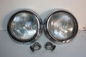 PAIRE D' OPTIQUES DE PHARES HELLA...MERCEDES W121 190SL W198 300SL...