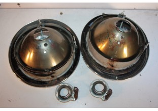 PAIRE D' OPTIQUES DE PHARES HELLA...MERCEDES W121 190SL W198 300SL...