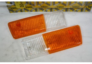 PAIRE DE CABOCHONS DE FEUX AVANT BICOLORE D/G CIBIE 4076H...RENAULT...