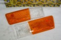 PAIRE DE CABOCHONS DE FEUX AVANT BICOLORE D/G CIBIE 4076H...RENAULT...