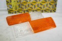 PAIRE DE CABOCHONS DE FEUX AVANT BICOLORE D/G CIBIE 4076H...RENAULT...