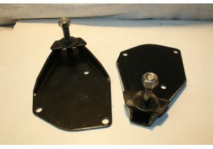 PAIRE DE SUPPORTS D'AMORTISSEURS ARRIERES D/G...CITROEN 2CV AZ AZL...