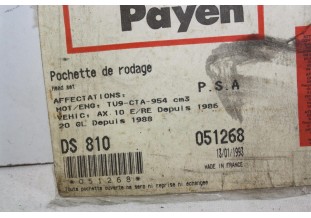 JOINT DE CACHE CULBUTEUR CURTY PAYEN DS810...CITROEN AX 1.0 E / RE ...