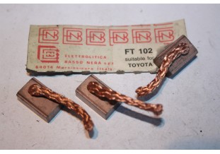 CHARBONS FT 102 POUR DEMARREURS TOYOTA...POUR TOYOTA - Tracauto1950