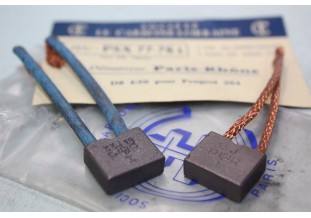 CHARBONS PSX 77-78A POUR DEMARREUR PARIS RHONE..POUR PEUGEOT 204 - ...