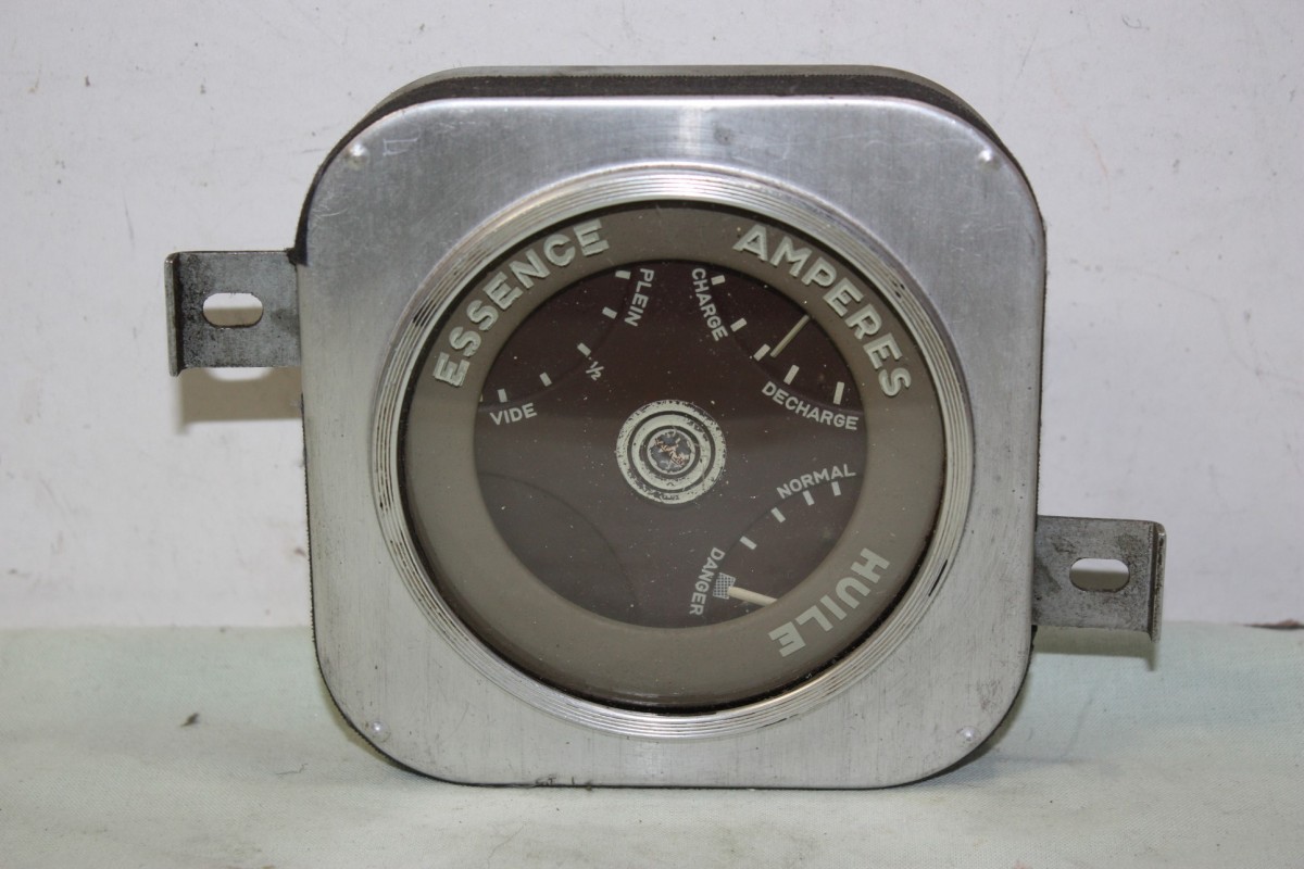 COMBINE BLOC INSTRUMENTS JAEGER 12V...RENAULT CARS AUTOCARS GAMME R...