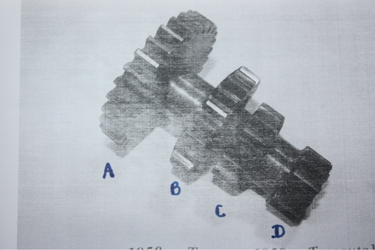 ARBRE DE TRAIN INTERMEDIAIRE AG 25-20-18-15...PEUGEOT 301 - Tracaut...
