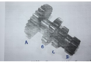 ARBRE DE TRAIN INTERMEDIAIRE JS 28-23-18-15...CITROEN RENAULT PEUGE...