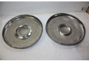 LOT DE 2 ENJOLIVEURS DE ROUE D/268mm...BMW 1602 2002 1800 1802 - Tr...