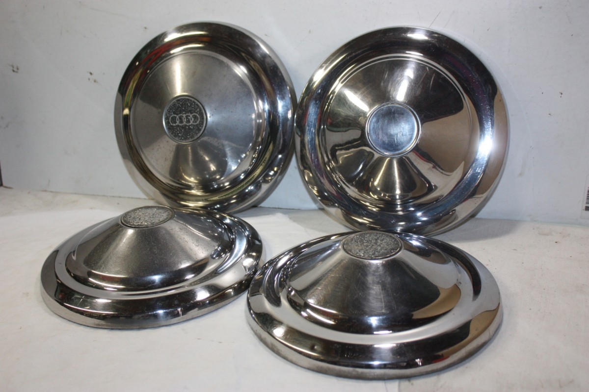 JEU DE 4 ENJOLIVEURS DE ROUE D/230mm...AUDI AUTO UNION 1000 S - Tra...