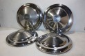 JEU DE 4 ENJOLIVEURS DE ROUE D/230mm...AUDI AUTO UNION 1000 S - Tra...