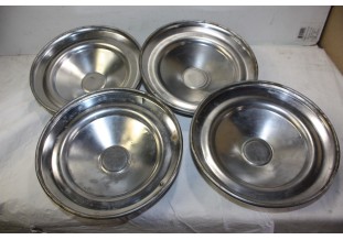 JEU DE 4 ENJOLIVEURS DE ROUE D/230mm...AUDI AUTO UNION 1000 S - Tra...