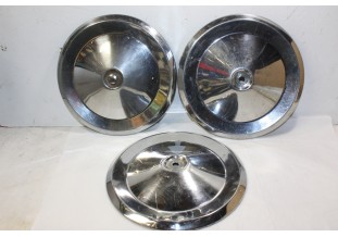 LOT DE 3 ENJOLIVEURS DE ROUE D/225mm...CITROEN 2CV - Tracauto1950