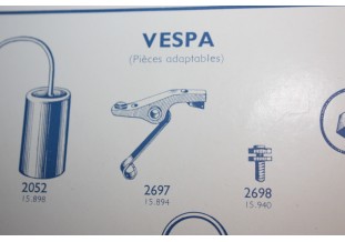 JEU DE RUPTEURS 2697/98 POUR VOLANTS MAGNETIQUES VESPA...MODELES 12...