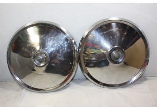 LOT DE 2 ENJOLIVEURS DE ROUE D/280mm...PEUGEOT 404 - Tracauto1950