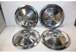 JEU DE 4 ENJOLIVEURS DE ROUE D/255mm...PEUGEOT 204 304 - Tracauto1950