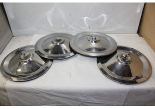 JEU DE 4 ENJOLIVEURS DE ROUE D/255mm...PEUGEOT 204 304 - Tracauto1950