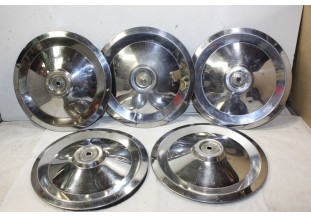 JEU DE 5 ENJOLIVEURS DE ROUE D/255mm...PEUGEOT 204 304 - Tracauto1950