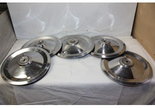 JEU DE 5 ENJOLIVEURS DE ROUE D/255mm...PEUGEOT 204 304 - Tracauto1950