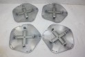 JEU DE 4 CENTRE D'ENJOLIVEURS DE ROUE D/100mm...AUTOS DIVERS - Tra...