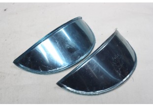 PAIRE DE CASQUETTES DE PHARE INOX...CITROEN 2CV - Tracauto1950