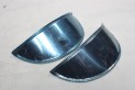 PAIRE DE CASQUETTES DE PHARE INOX...CITROEN 2CV - Tracauto1950