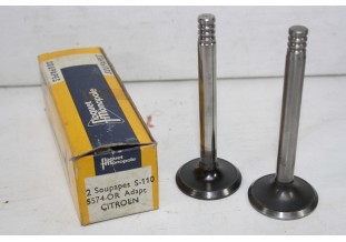 JEU DE 2 SOUPAPES D'ECHAPPEMENT FLOQUET MONOPOLE 5574...AMI 6 DYAN...