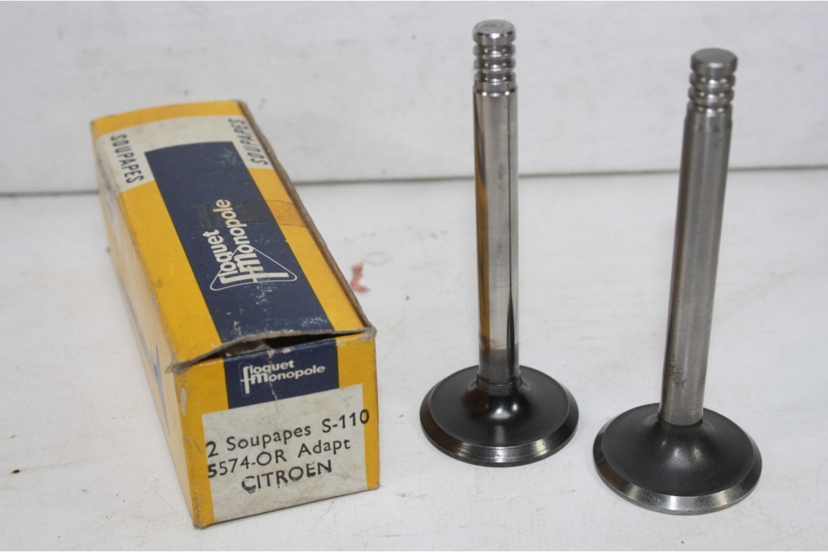 JEU DE 2 SOUPAPES D'ECHAPPEMENT FLOQUET MONOPOLE 5574...AMI 6 DYAN...