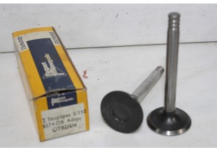 JEU DE 2 SOUPAPES D'ECHAPPEMENT FLOQUET MONOPOLE 5574...AMI 6 DYAN...