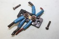 BORNIER DE CONNEXION DE COMPTEUR JAEGER 6V...RENAULT DAUPHINE ONDIN...