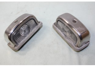 PAIRE D'ECLAIREURS DE PLAQUE AR SEIMA 853...CITROEN MEHARI DS BREAK