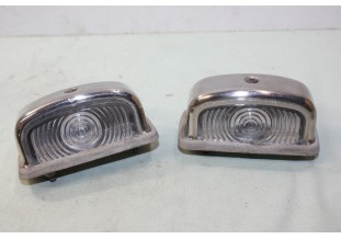 PAIRE D'ECLAIREURS DE PLAQUE AR SEIMA 853...CITROEN MEHARI DS BREAK