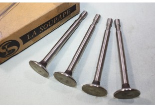 JEU DE 4 SOUPAPES ECH OU ADM LA SOUPAPE 4608...PEUGEOT 403 404 203 204 304 504
