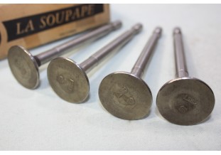 JEU DE 4 SOUPAPES ECH OU ADM LA SOUPAPE 4608...PEUGEOT 403 404 203 204 304 504