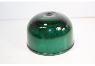 CABOCHON DE FEU VERT EN VERRE MARCHAL...AUTOS DIVERS ANCIENNES