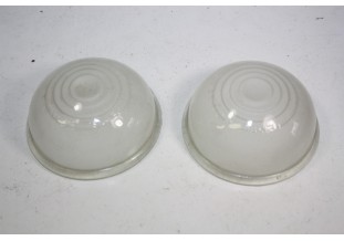 PAIRE DE CABOCHONS DE FEUX AV EN VERRE SCINTEX...AUTOS DIVERS ANCIENNES