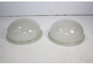 PAIRE DE CABOCHONS DE FEUX AV EN VERRE SCINTEX...AUTOS DIVERS ANCIENNES