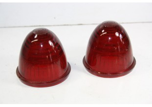 PAIRE DE CABOCHONS DE FEUX AR EN VERRE SEIMA...AUTOS DIVERS COLLECTIONS