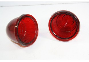 PAIRE DE CABOCHONS DE FEUX AR EN VERRE SEIMA...AUTOS DIVERS COLLECTIONS