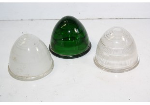 LOT DE 3 DE CABOCHONS DE FEUX EN VERRE SCINTEX...AUTOS DIVERS COLLECTIONS