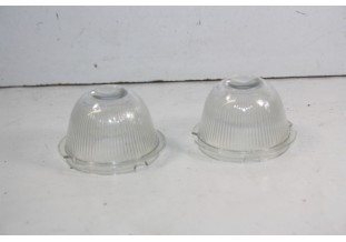 PAIRE DE CABOCHONS DE FEU TRANSPARENT AXO...CITROEN 2CV HY H